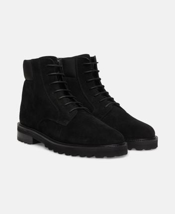 Lace-up ankle boot