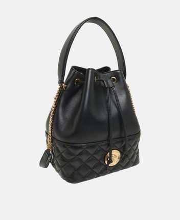 Leather bucketbag