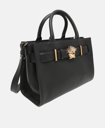 Leather tote bag