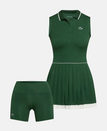 Polo dress with shorts