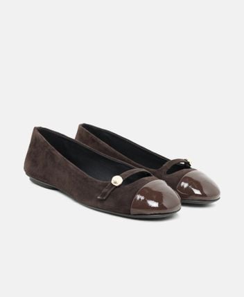 Ballerina flat with straps