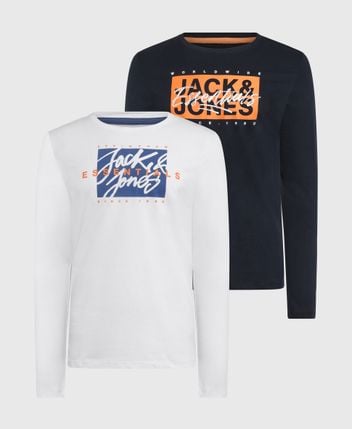 Long-sleeved top, pack of 2 Colton