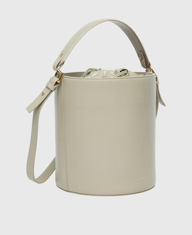 LANVIN 스마일 가죽 버킷백