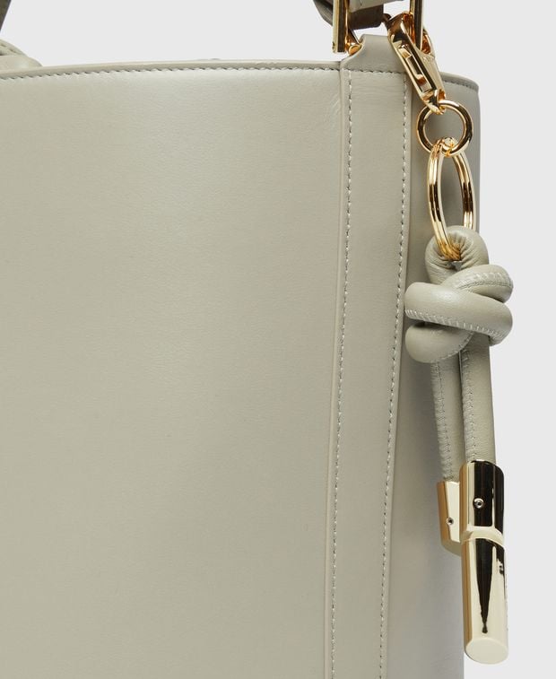 LANVIN 스마일 가죽 버킷백