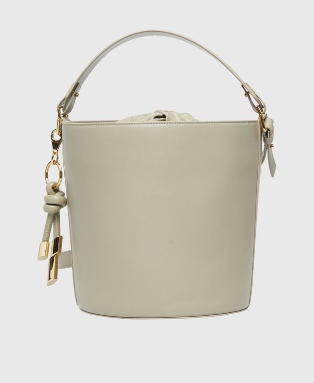 LANVIN 스마일 가죽 버킷백