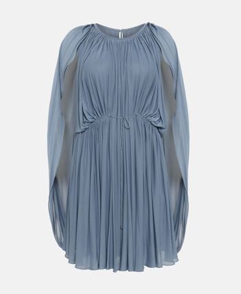 Silk-blend dress