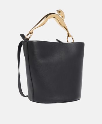 Leather bucketbag