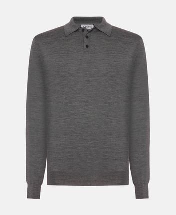 Knitted polo shirt