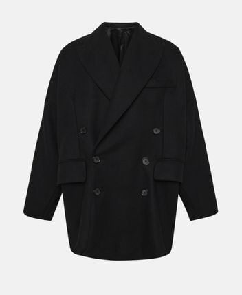 Wool-blend coat