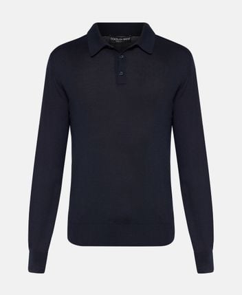 Cashmere polo shirt