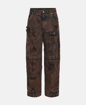 Straight-leg jeans
