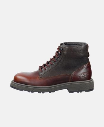 Lace-up ankle boot