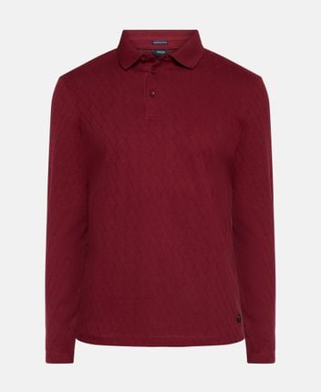 Long-sleeved polo shirt