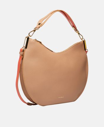 Leather shoulder bag