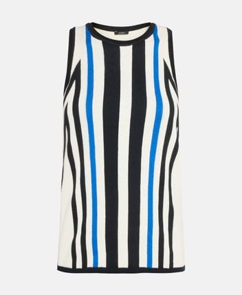Sleeveless Silk Shirt Blouse Cretto
