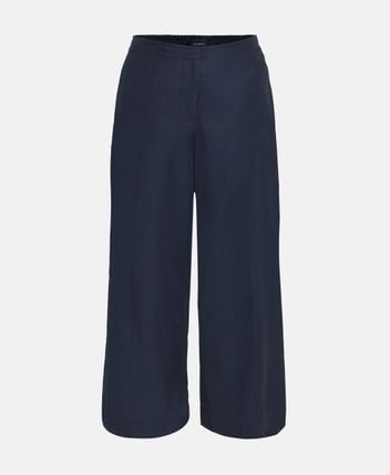 Silk-blend trousers