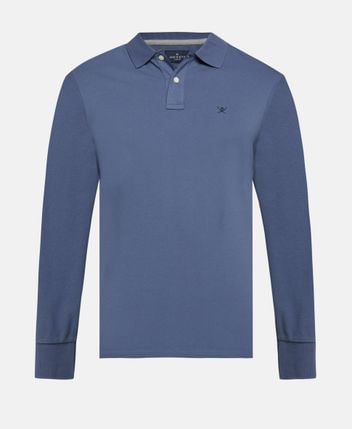 Long-sleeved polo shirt