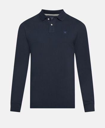 Long-sleeved polo shirt