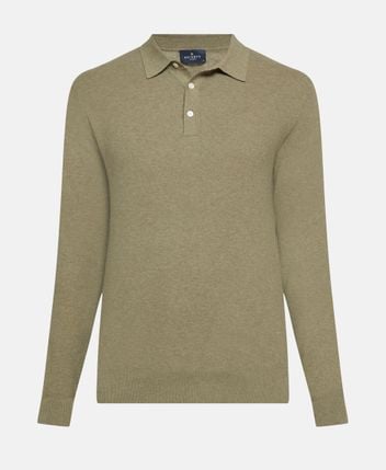 Long-sleeved polo shirt