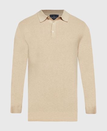 Long-sleeved polo shirt