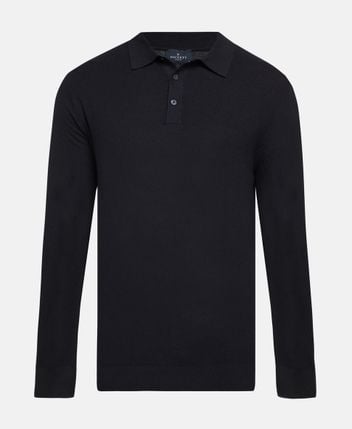 Long-sleeved polo shirt