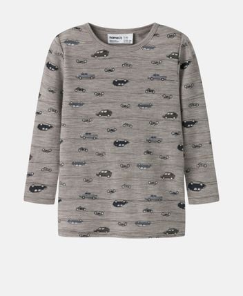 Wool long-sleeved top Wang