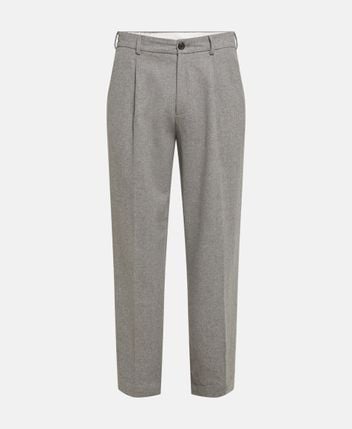Wool-blend trousers