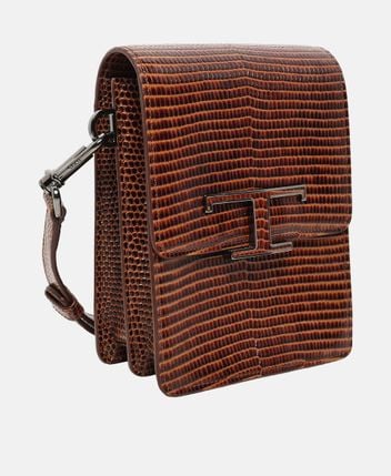 Leather cross body bag