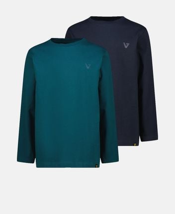 Long-sleeved top, pack of 2 Basic