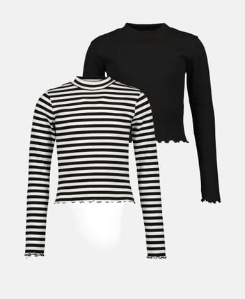 Long-sleeved top, pack of 2