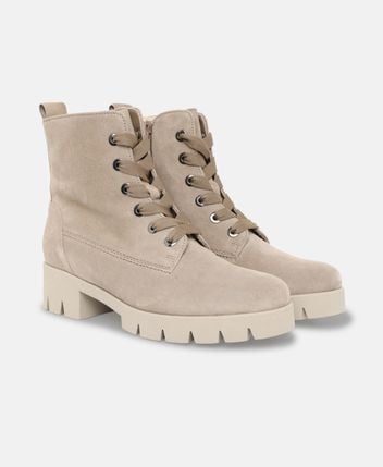 Lace-up ankle boot