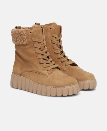 Lace-up ankle boot