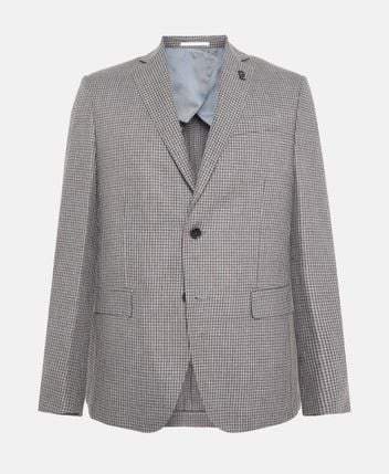 Wool-blend suit jacket