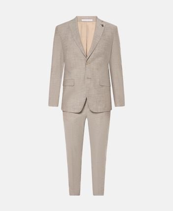 Wool-blend suit