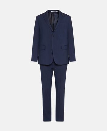 Wool-blend suit
