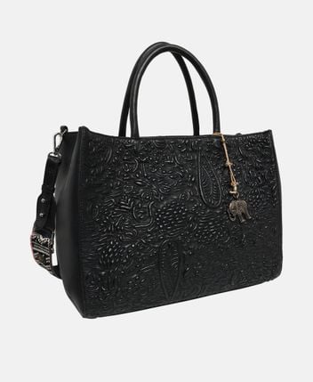 Leather tote bag Paloma