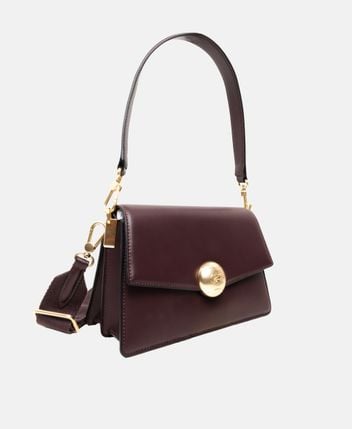 Leather shoulder bag