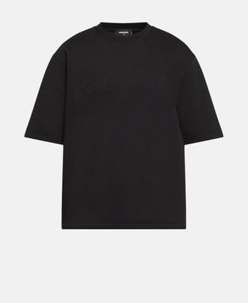 Short-sleeved sweatshirt