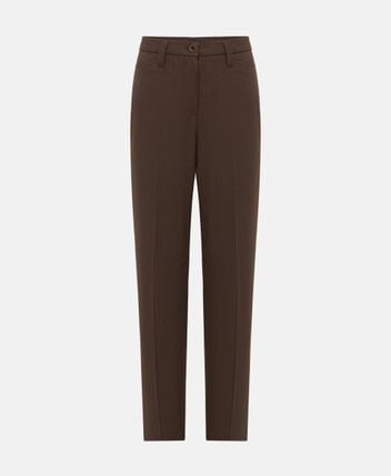 Wool-blend trousers