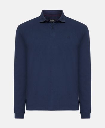 Long-sleeved polo shirt