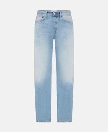 Straight-leg jeans