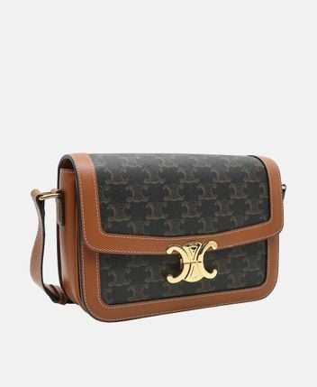 Leather cross body bag Triomphe