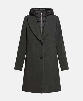 Wool-blend coat