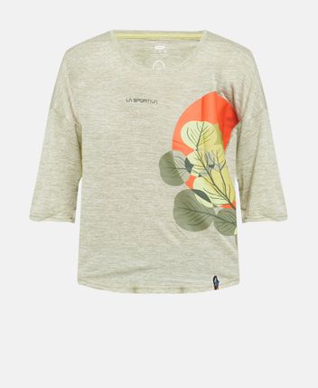 Linen-blend t-shirt Overlay