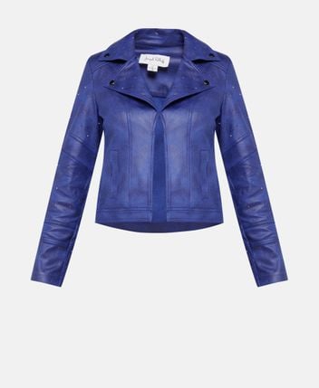 Leather-look jacket
