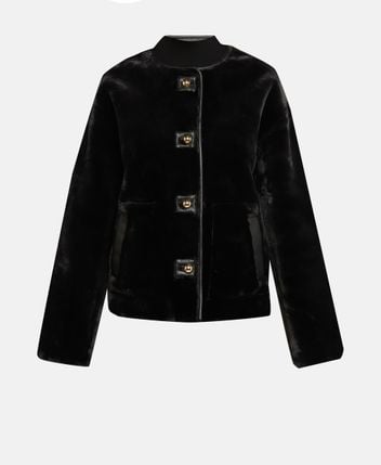 Faux fur jacket
