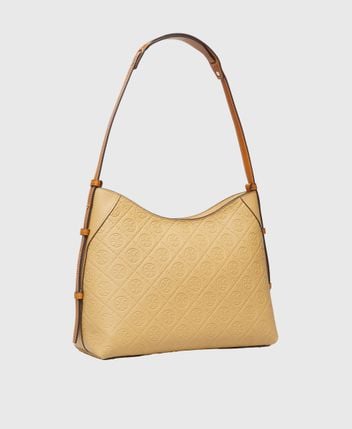 Leather shoulder bag