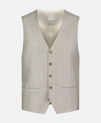Wool-blend waistcoat