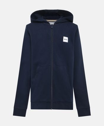 Hooded sweat jacket
