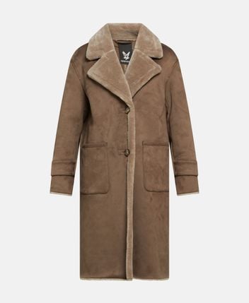 Faux fur coat